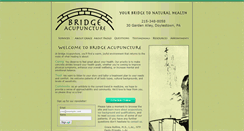 Desktop Screenshot of bridgeacupuncture.com